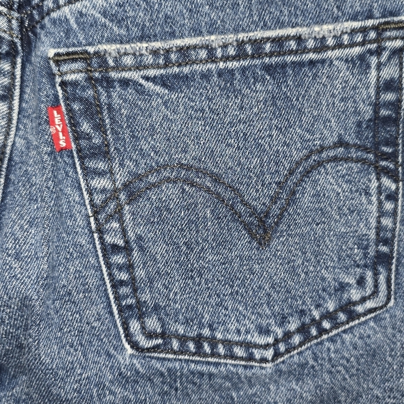 Levi's 501 Regular Straight Button Fly Jeans NWT Blue Size 25 X 30 - Picture 9 of 12